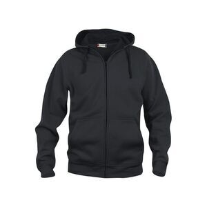Clique Mens Basic Full Zip Hoodie / Black